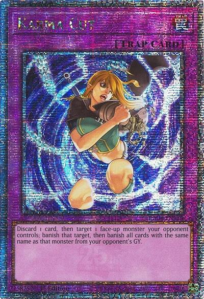 Karma Cut (Quarter Century Secret Rare) (RA04-EN128) [Quarter Century Stampede]