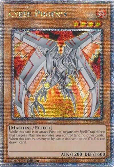 Cyber Phoenix (Quarter Century Secret Rare) (RA04-EN129) [Quarter Century Stampede]