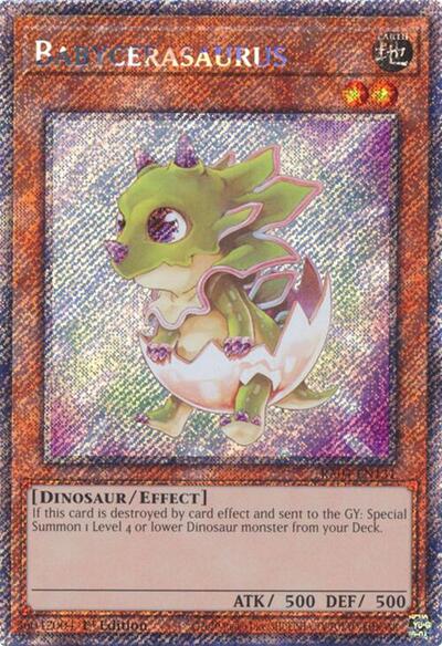 Babycerasaurus (Platinum Secret Rare) (RA04-EN131) [Quarter Century Stampede]