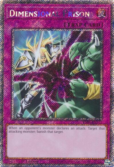 Dimensional Prison (Platinum Secret Rare) (RA04-EN132) [Quarter Century Stampede]