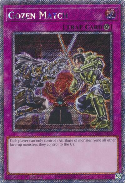 Gozen Match (Platinum Secret Rare) (RA04-EN134) [Quarter Century Stampede]
