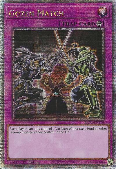 Gozen Match (Quarter Century Secret Rare) (RA04-EN134) [Quarter Century Stampede]