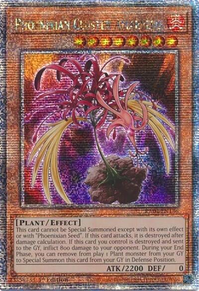 Phoenixian Cluster Amaryllis (Quarter Century Secret Rare) (RA04-EN136) [Quarter Century Stampede]