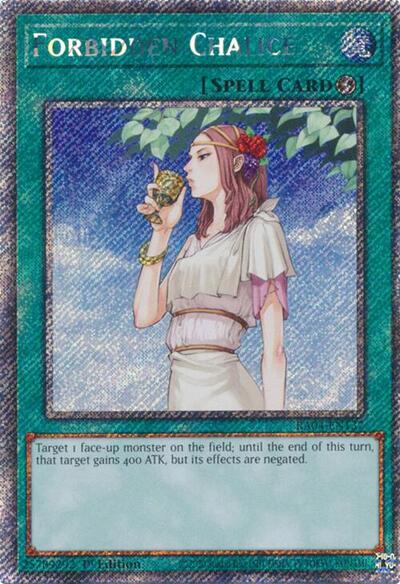 Forbidden Chalice (Platinum Secret Rare) (RA04-EN137) [Quarter Century Stampede]