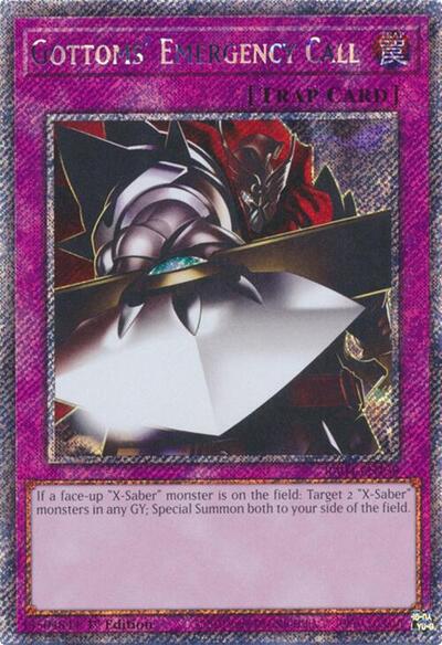Gottoms' Emergency Call (Platinum Secret Rare) (RA04-EN138) [Quarter Century Stampede]
