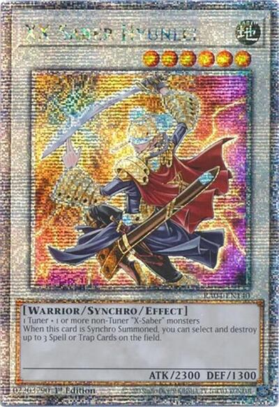 XX-Saber Hyunlei (Quarter Century Secret Rare) (RA04-EN140) [Quarter Century Stampede]