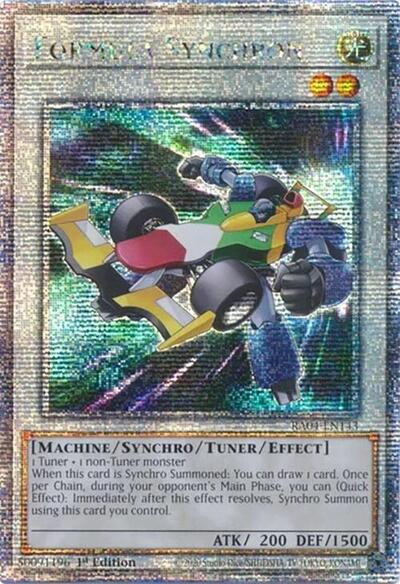 Formula Synchron (Quarter Century Secret Rare) (RA04-EN143) [Quarter Century Stampede]