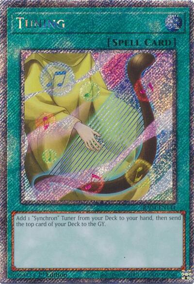 Tuning (Platinum Secret Rare) (RA04-EN144) [Quarter Century Stampede]
