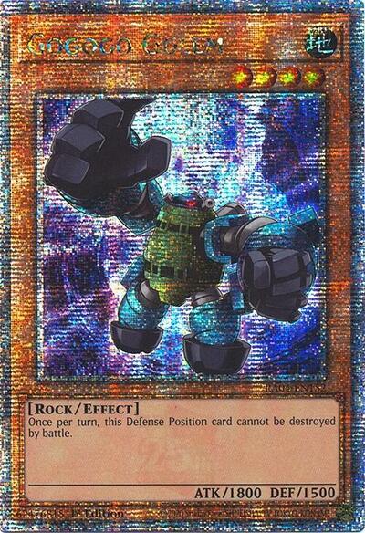 Gogogo Golem (Quarter Century Secret Rare) (RA04-EN152) [Quarter Century Stampede]