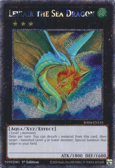 Leviair the Sea Dragon (Platinum Secret Rare) (RA04-EN155) [Quarter Century Stampede]