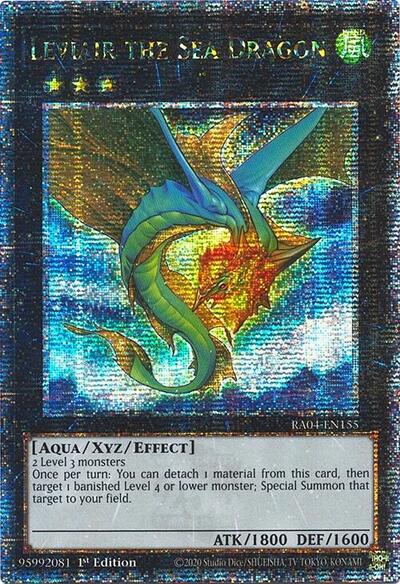 Leviair the Sea Dragon (Quarter Century Secret Rare) (RA04-EN155) [Quarter Century Stampede]