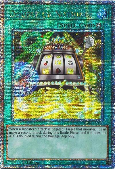 Double or Nothing! (Quarter Century Secret Rare) (RA04-EN156) [Quarter Century Stampede]