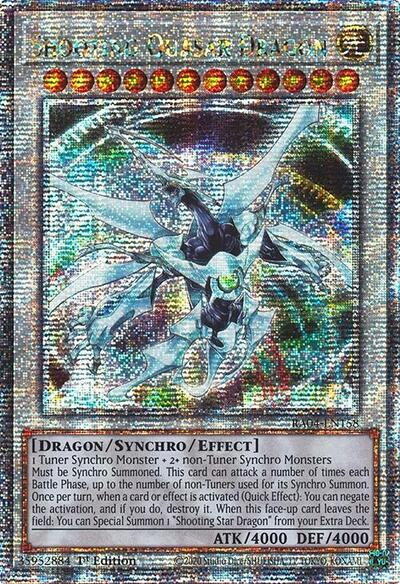 Shooting Quasar Dragon (Quarter Century Secret Rare) (RA04-EN158) [Quarter Century Stampede]