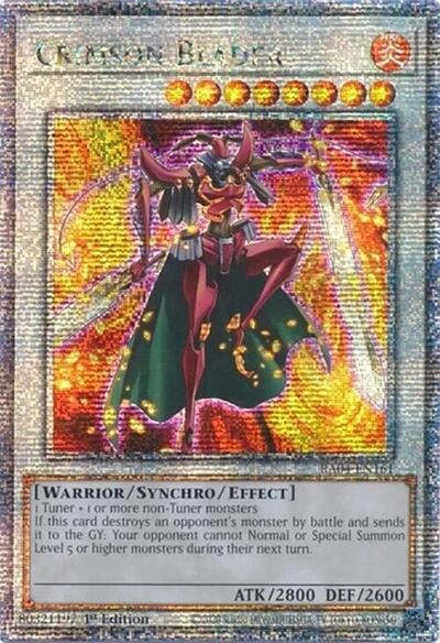 Crimson Blader (Quarter Century Secret Rare) (RA04-EN161) [Quarter Century Stampede]