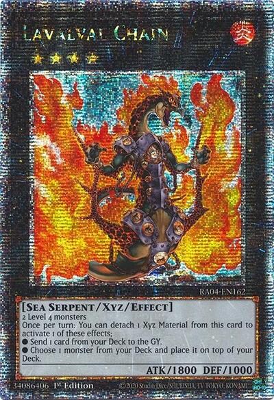 Lavalval Chain (Quarter Century Secret Rare) (RA04-EN162) [Quarter Century Stampede]