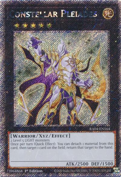 Constellar Pleiades (Platinum Secret Rare) (RA04-EN164) [Quarter Century Stampede]