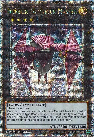 Number 16: Shock Master (Quarter Century Secret Rare) (RA04-EN166) [Quarter Century Stampede]