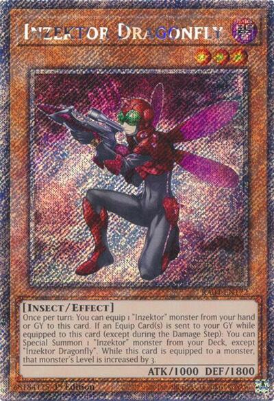 Inzektor Dragonfly (Platinum Secret Rare) (RA04-EN172) [Quarter Century Stampede]