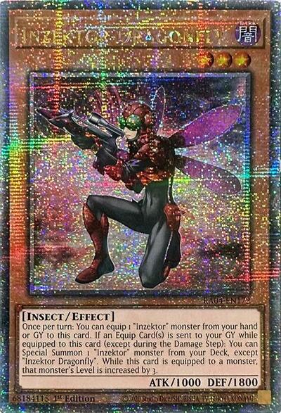 Inzektor Dragonfly (Quarter Century Secret Rare) (RA04-EN172) [Quarter Century Stampede]