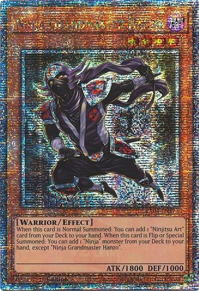 Ninja Grandmaster Hanzo (Quarter Century Secret Rare) (RA04-EN173) [Quarter Century Stampede]