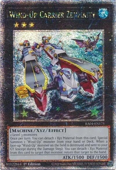 Wind-Up Carrier Zenmaity (Quarter Century Secret Rare) (RA04-EN175) [Quarter Century Stampede]