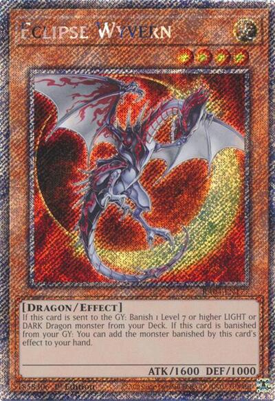 Eclipse Wyvern (Platinum Secret Rare) (RA04-EN177) [Quarter Century Stampede]