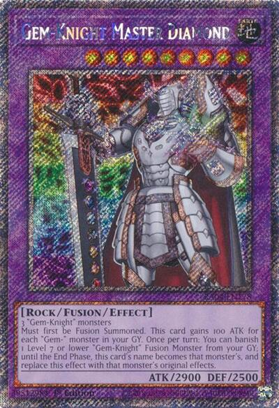 Gem-Knight Master Diamond (Platinum Secret Rare) (RA04-EN178) [Quarter Century Stampede]