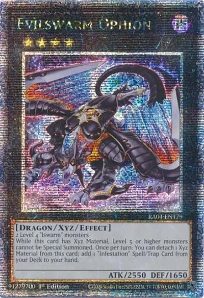 Evilswarm Ophion (Quarter Century Secret Rare) (RA04-EN179) [Quarter Century Stampede]