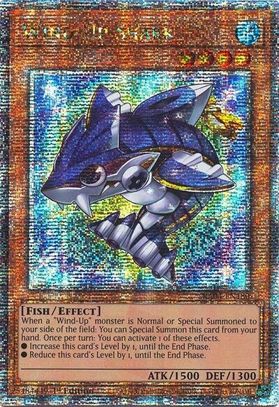 Wind-Up Shark (Quarter Century Secret Rare) (RA04-EN180) [Quarter Century Stampede]