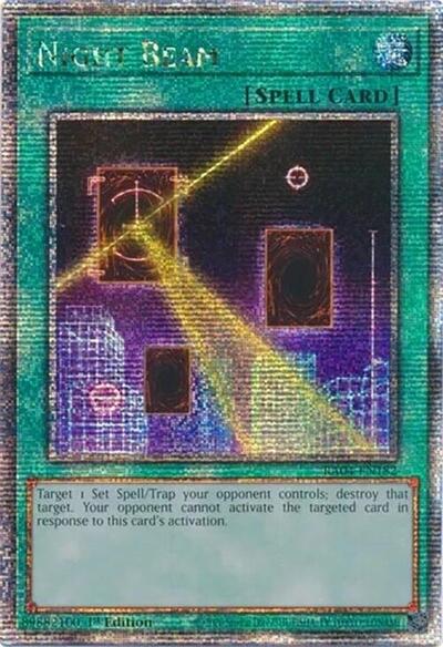 Night Beam (Quarter Century Secret Rare) (RA04-EN182) [Quarter Century Stampede]
