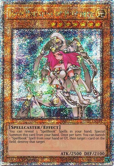 High Priestess of Prophecy (Quarter Century Secret Rare) (RA04-EN184) [Quarter Century Stampede]