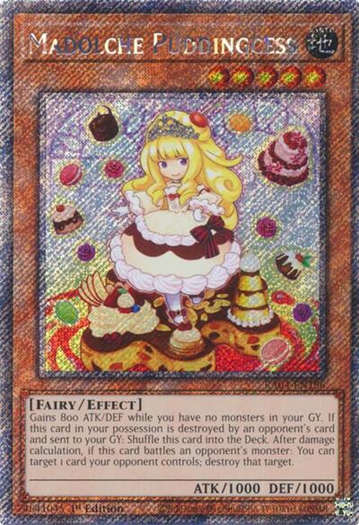Madolche Puddingcess (Platinum Secret Rare) (RA04-EN186) [Quarter Century Stampede]