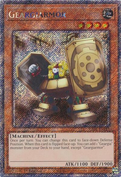 Geargiarmor (Platinum Secret Rare) (RA04-EN187) [Quarter Century Stampede]