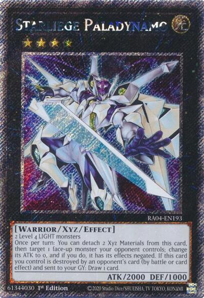 Starliege Paladynamo (Platinum Secret Rare) (RA04-EN193) [Quarter Century Stampede]