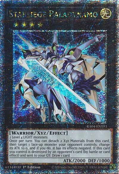 Starliege Paladynamo (Quarter Century Secret Rare) (RA04-EN193) [Quarter Century Stampede]