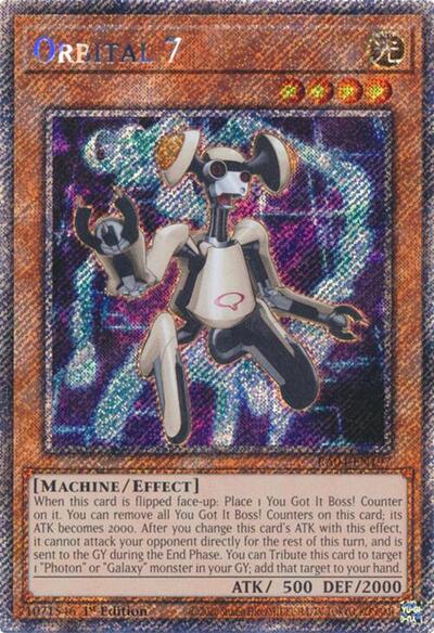 Orbital 7 (Platinum Secret Rare) (RA04-EN197) [Quarter Century Stampede]