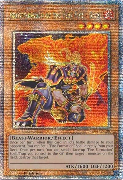 Brotherhood of the Fire Fist - Bear (Quarter Century Secret Rare) (RA04-EN198) [Quarter Century Stampede]