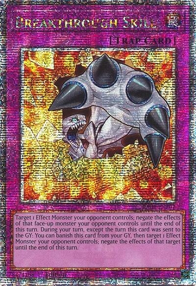 Breakthrough Skill (Quarter Century Secret Rare) (RA04-EN202) [Quarter Century Stampede]