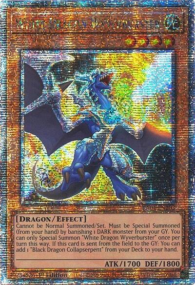 White Dragon Wyverburster (Quarter Century Secret Rare) (RA04-EN203) [Quarter Century Stampede]