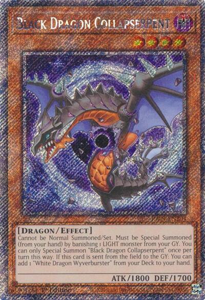 Black Dragon Collapserpent (Platinum Secret Rare) (RA04-EN204) [Quarter Century Stampede]