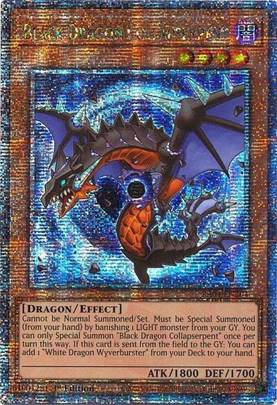 Black Dragon Collapserpent (Quarter Century Secret Rare) (RA04-EN204) [Quarter Century Stampede]