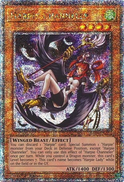 Harpie Channeler (Quarter Century Secret Rare) (RA04-EN207) [Quarter Century Stampede]
