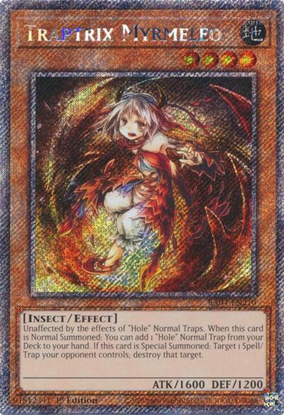 Traptrix Myrmeleo (Platinum Secret Rare) (RA04-EN210) [Quarter Century Stampede]