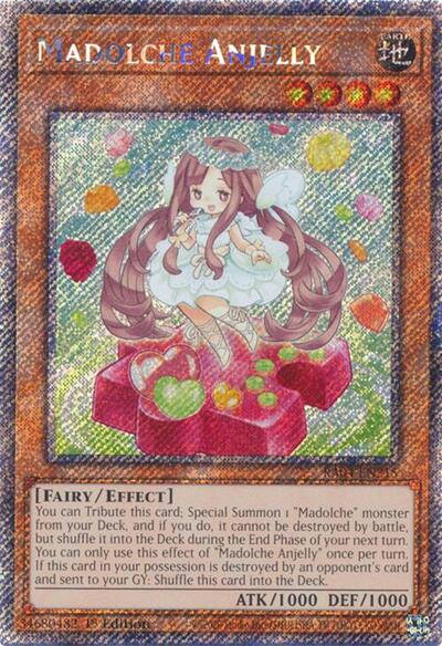 Madolche Anjelly (Platinum Secret Rare) (RA04-EN215) [Quarter Century Stampede]
