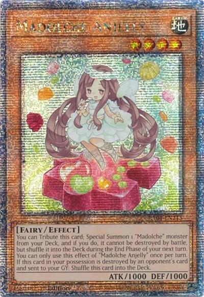 Madolche Anjelly (Quarter Century Secret Rare) (RA04-EN215) [Quarter Century Stampede]