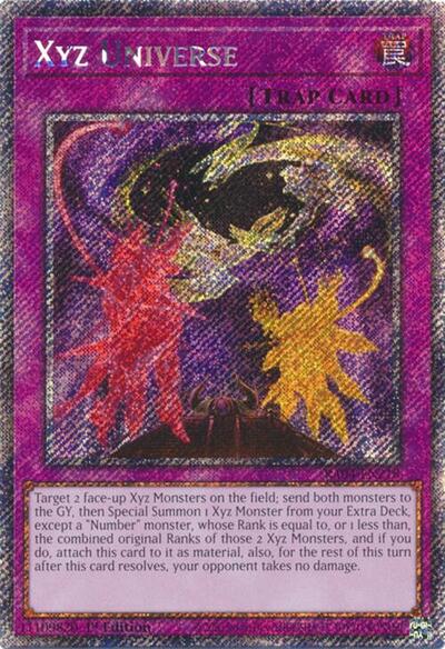 Xyz Universe (Platinum Secret Rare) (RA04-EN218) [Quarter Century Stampede]