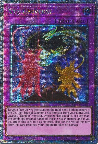 Xyz Universe (Quarter Century Secret Rare) (RA04-EN218) [Quarter Century Stampede]