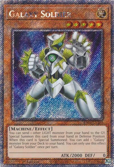 Galaxy Soldier (Platinum Secret Rare) (RA04-EN219) [Quarter Century Stampede]