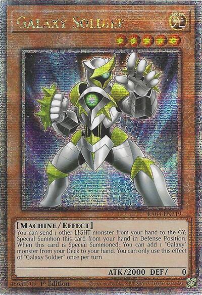 Galaxy Soldier (Quarter Century Secret Rare) (RA04-EN219) [Quarter Century Stampede]