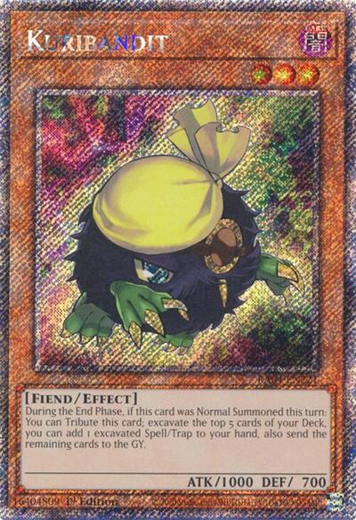 Kuribandit (Platinum Secret Rare) (RA04-EN221) [Quarter Century Stampede]